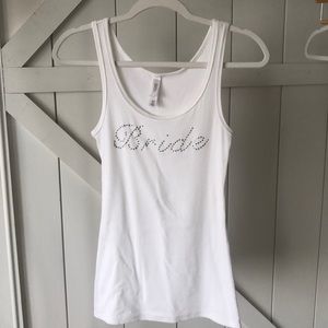 Bride tank top